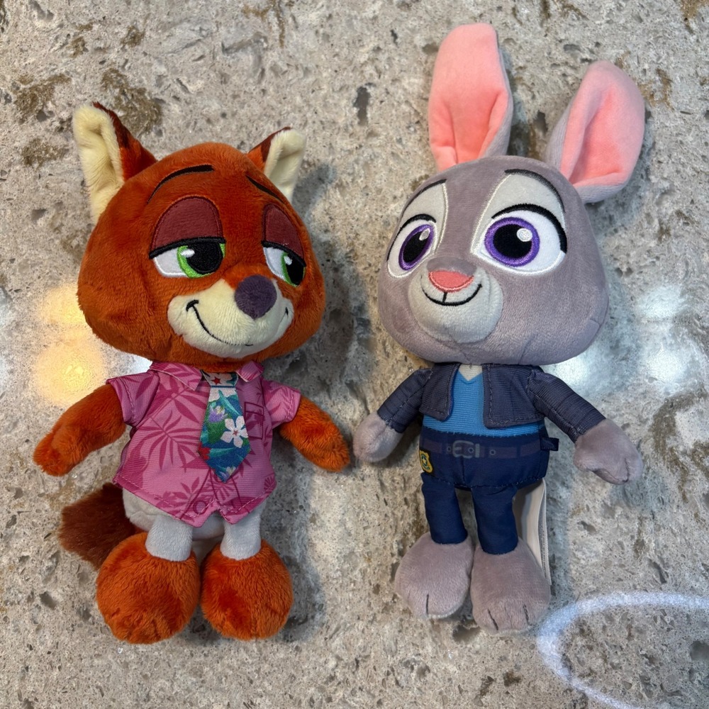 Disney Zootopia Plush Lot of 3 Nick Wilde Judy Hopps Interactive Gary the Snake - Picture 4 of 10
